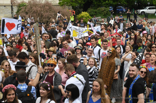 1010jpg.jpg-Juwenalia Krakowskie - Przekazanie Klucza do Bram Miasta