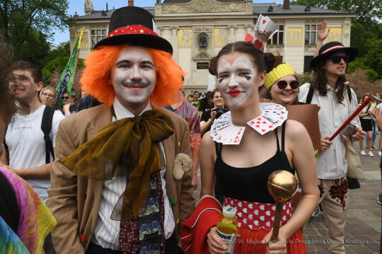 2222jpg.jpg-Juwenalia Krakowskie - Przekazanie Klucza do Bram Miasta