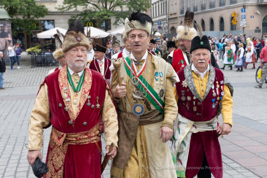 bs_220504_9404.jpg-Intronizacja, Król Kurkowy, Kraków, Majchrowski