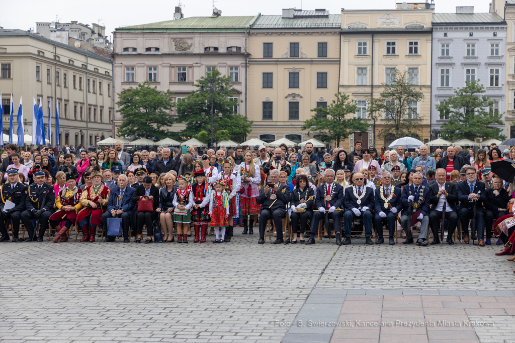 bs_220504_9437.jpg-Intronizacja, Król Kurkowy, Kraków, Majchrowski  Autor: B. Świerzowski