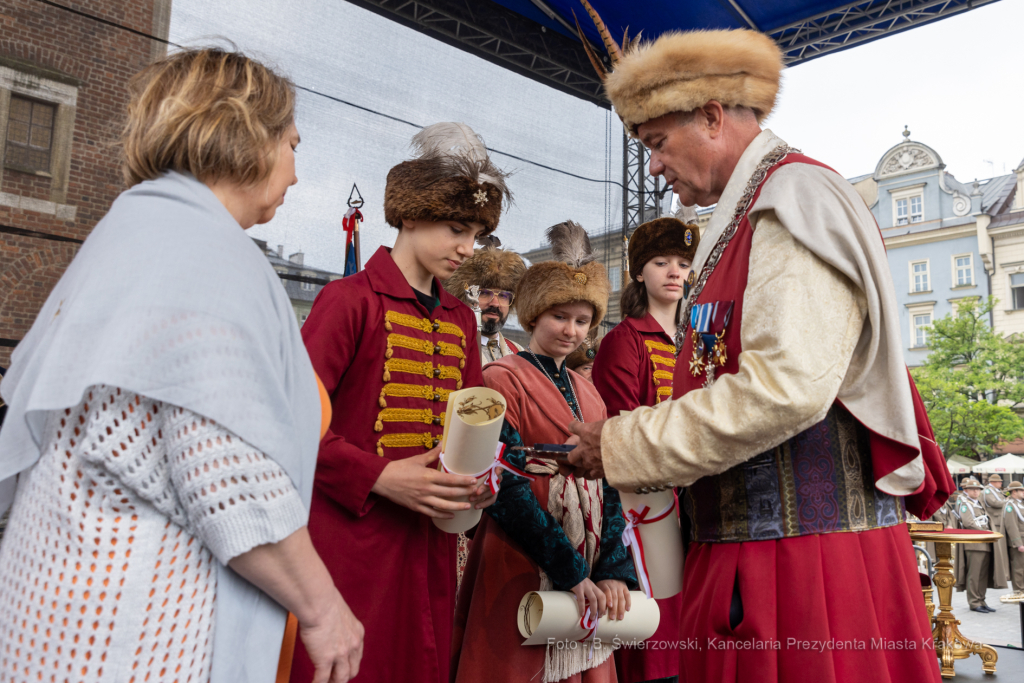 bs_220504_9634.jpg-Intronizacja, Król Kurkowy, Kraków, Majchrowski  Autor: B. Świerzowski