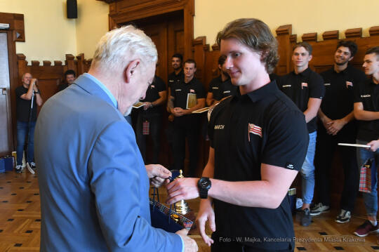 2626jpg.jpg-2022_0615 Spotkanie z drużyną hokejową Comarch Cracovii