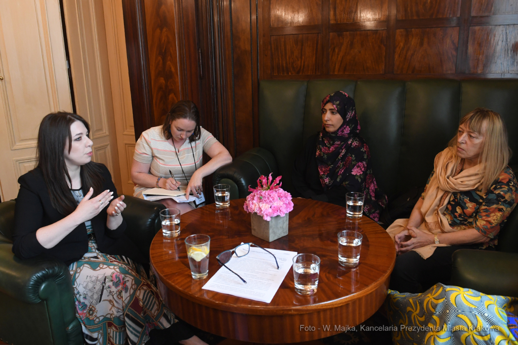 1212jpg.jpg-Spotkanie z Laureatkami Pokojowej Nagrody Nobla:  Autor: W. Majka