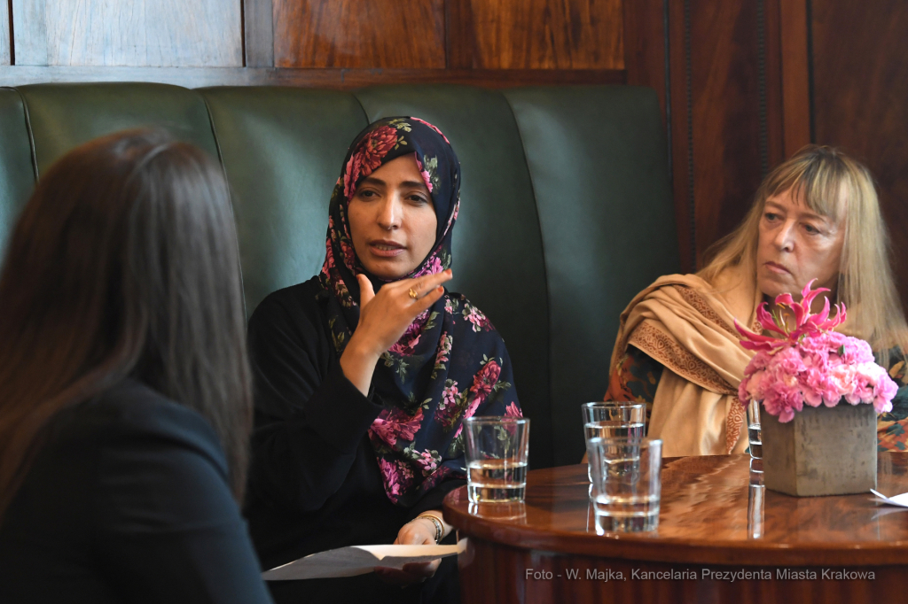 1414jpg.jpg-Spotkanie z Laureatkami Pokojowej Nagrody Nobla:  Autor: W. Majka