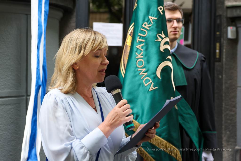 bs-czerwca 21, 2022-img_6179.jpg-Adam Zagajewski, Tablica, Majchrowski  Autor: B. Świerzowski