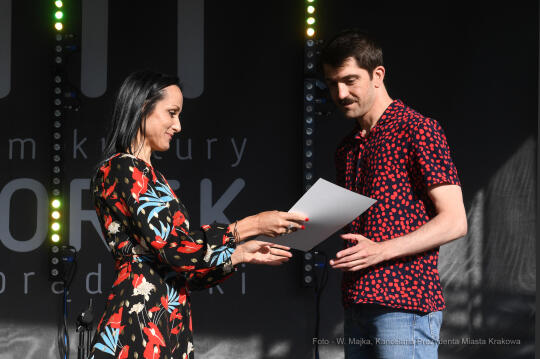 7373jpg.jpg-Uroczystość przyznania Stypendiów Twórczych Miasta Krakowa