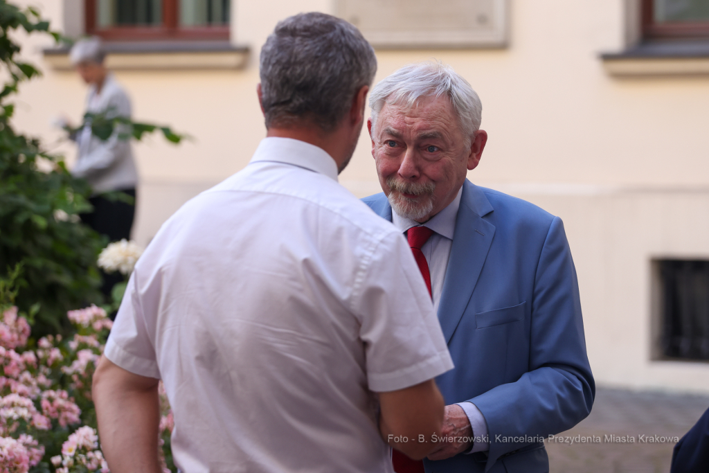 bs-czerwca 24, 2022-img_8873.jpg-Profesorowie, Spotkanie, Majchrowski  Autor: B. Świerzowski