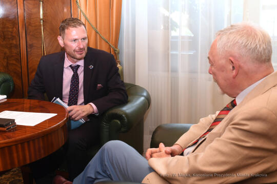 022jpg.jpg-Wizyta kurtuazyjna Ambasadora Republiki Czeskiej w Polsce J.E. Pana Jakuba Dürra