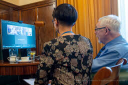 bs_220713_2386.jpg-Spotkanie online Prezydenta Miasta Krakowa, Mer Kijowa,  Witalij Kłyczko