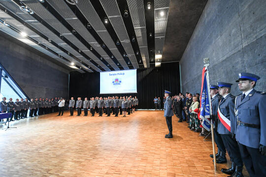 20220726_umk_01.jpg-Uroczystość z okazji Święta Policji, Policja, Fryczek Antoni,