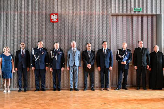 20220726_umk_05.jpg-Uroczystość z okazji Święta Policji, Policja, Fryczek Antoni,