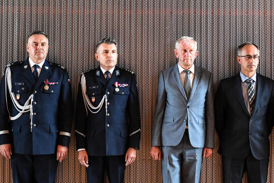 20220726_umk_06.jpg-Uroczystość z okazji Święta Policji, Policja, Fryczek Antoni,