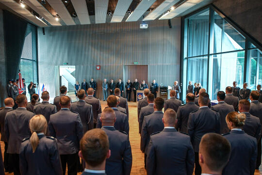 20220726_umk_09.jpg-Uroczystość z okazji Święta Policji, Policja, Fryczek Antoni,