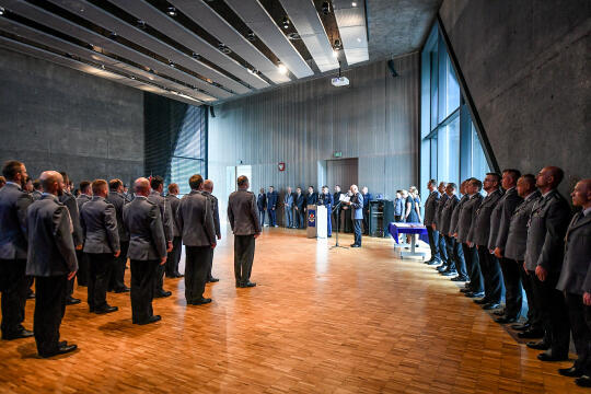 20220726_umk_12.jpg-Uroczystość z okazji Święta Policji, Policja, Fryczek Antoni,