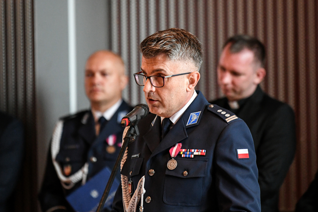 20220726_umk_15.jpg-Uroczystość z okazji Święta Policji, Policja, Fryczek Antoni,  Autor: P. Wojnarowski