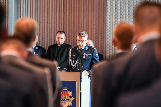 20220726_umk_16.jpg-Uroczystość z okazji Święta Policji, Policja, Fryczek Antoni,