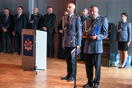 20220726_umk_22.jpg-Uroczystość z okazji Święta Policji, Policja, Fryczek Antoni,