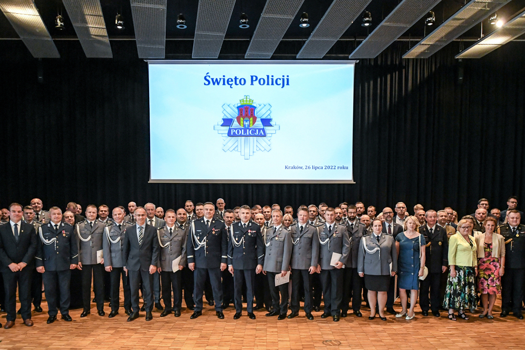 20220726_umk_40.jpg-Uroczystość z okazji Święta Policji, Policja, Fryczek Antoni,  Autor: P. Wojnarowski