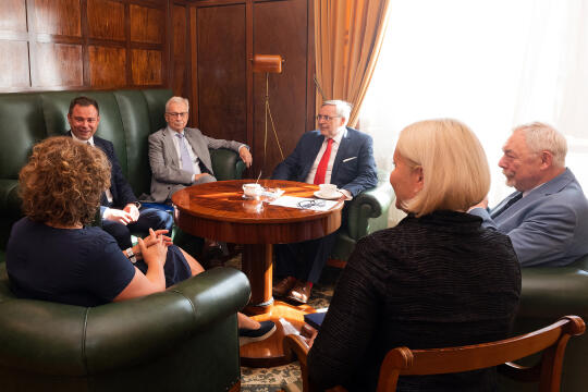 umk_7988.jpg-wizyta, Jacek Majchrowski, Heidi Maier, Gerhard Fida