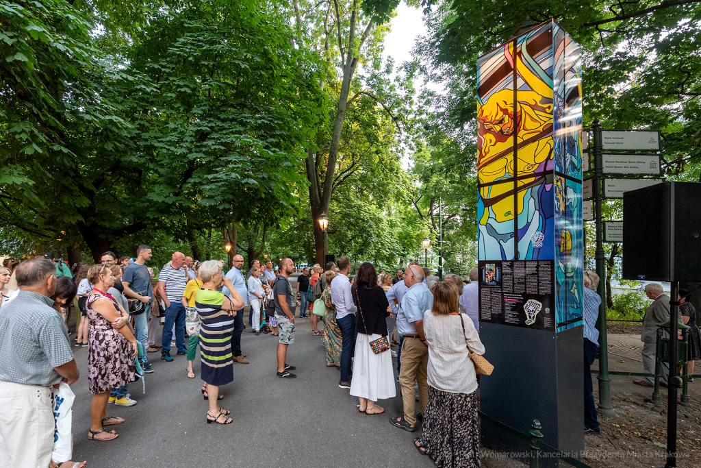 umk_9624.jpg-witraże, wystawa, Kraków, Jacek Majchrowski  Autor: P. Wojnarowski