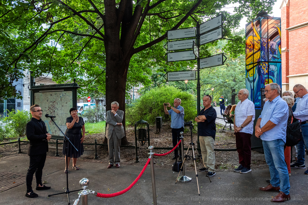 umk_9627.jpg-witraże, wystawa, Kraków, Jacek Majchrowski  Autor: P. Wojnarowski