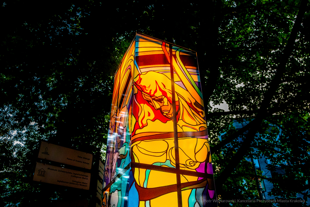 umk_9713.jpg-witraże, wystawa, Kraków, Jacek Majchrowski  Autor: P. Wojnarowski