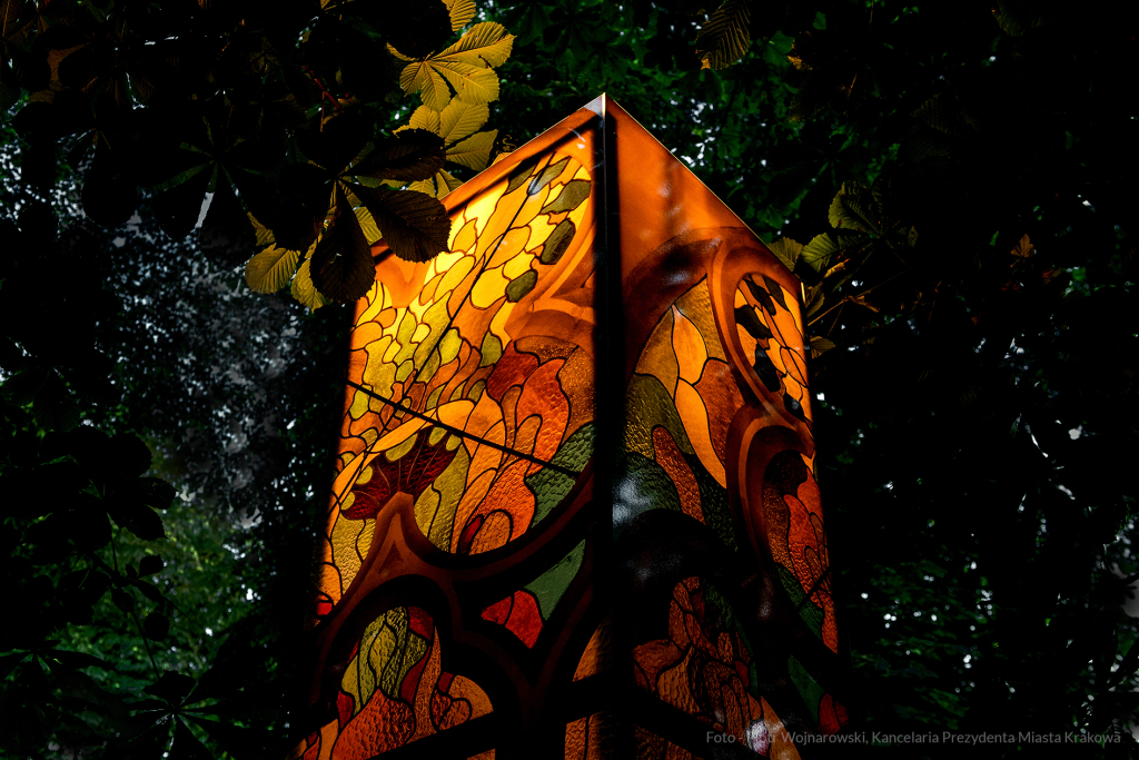 umk_9735.jpg-witraże, wystawa, Kraków, Jacek Majchrowski  Autor: P. Wojnarowski