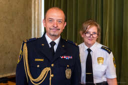 umk_1938.jpg-swieto, straz miejska, strazy miejskiej, uroczystosc, odznaczenia, odznaczen