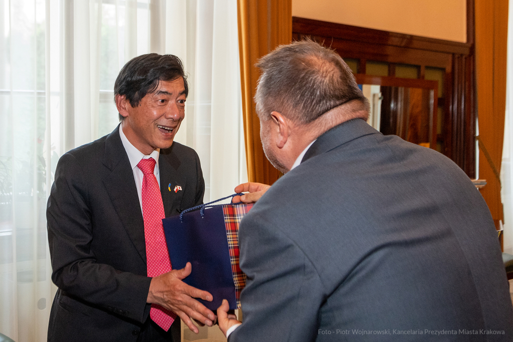 umk_4228.jpg-spotkanie, Kulig, Miyajima, ambasador, Japonia  Autor: P. Wojnarowski