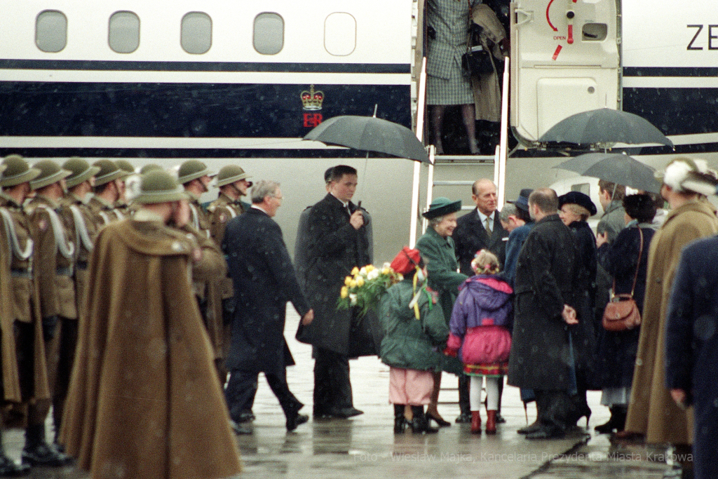 01_elizabeth.jpg-wizyta, królowa, Elżbieta II, Kraków  Autor: W. Majka