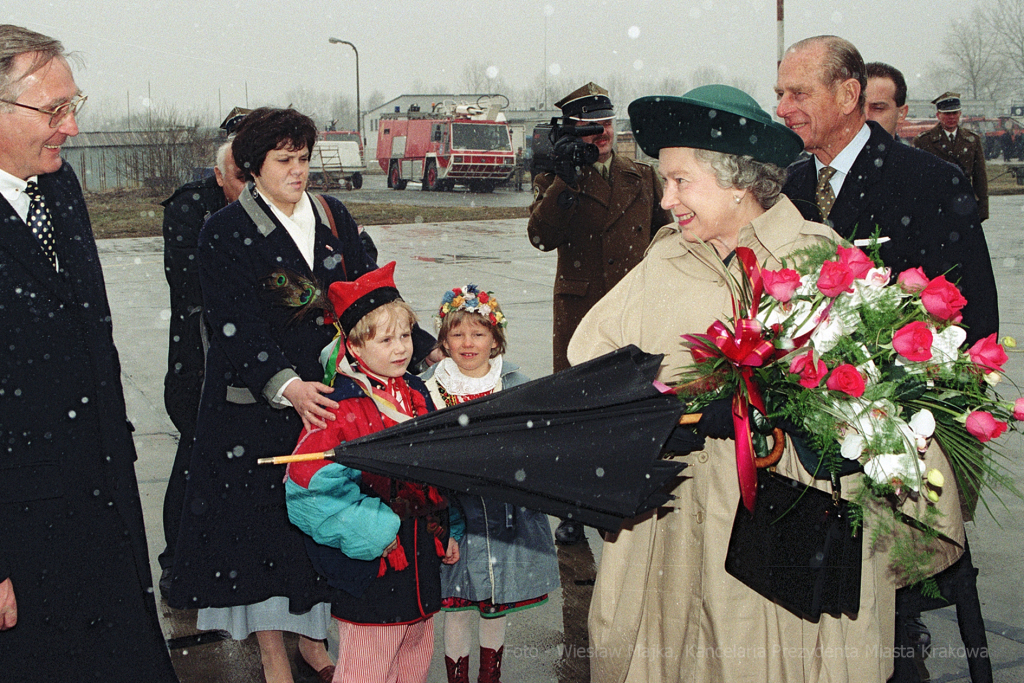 02_elizabeth.jpg-wizyta, królowa, Elżbieta II, Kraków  Autor: W. Majka