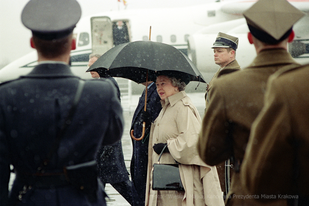 08_elizabeth.jpg-wizyta, królowa, Elżbieta II, Kraków  Autor: W. Majka