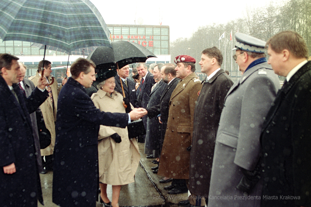 10_elizabeth.jpg-wizyta, królowa, Elżbieta II, Kraków  Autor: W. Majka