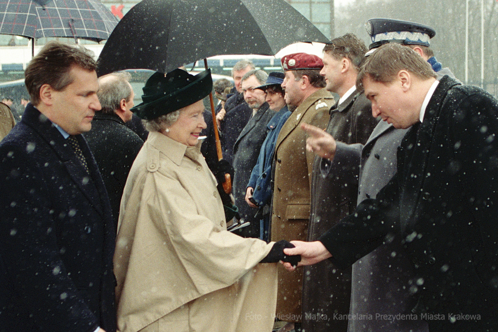 11_elizabeth.jpg-wizyta, królowa, Elżbieta II, Kraków  Autor: W. Majka