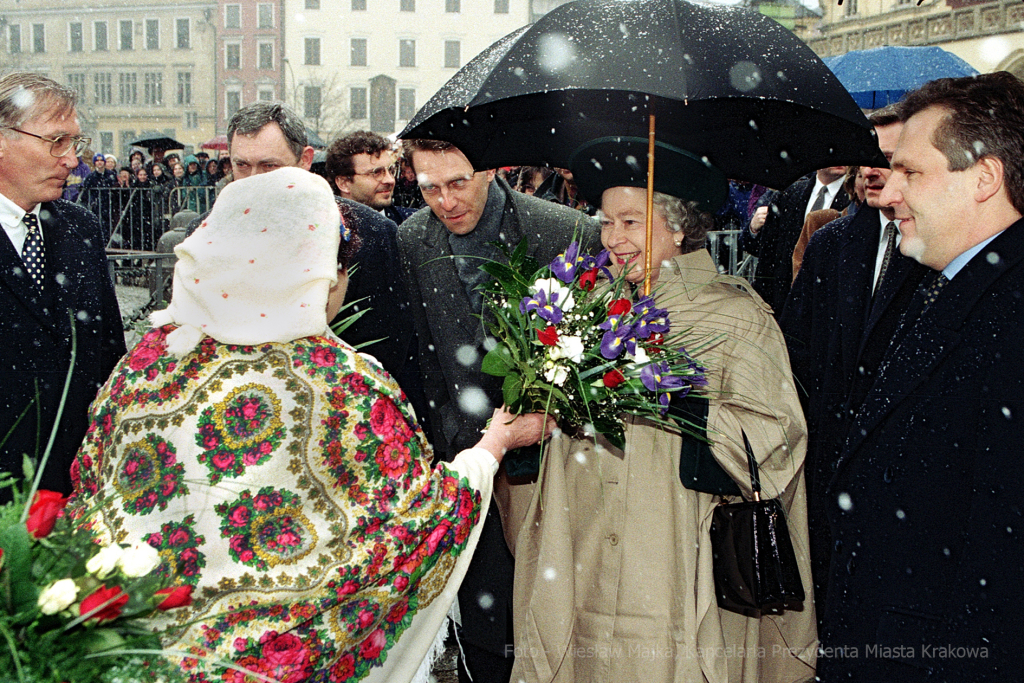 12_elizabeth.jpg-wizyta, królowa, Elżbieta II, Kraków  Autor: W. Majka