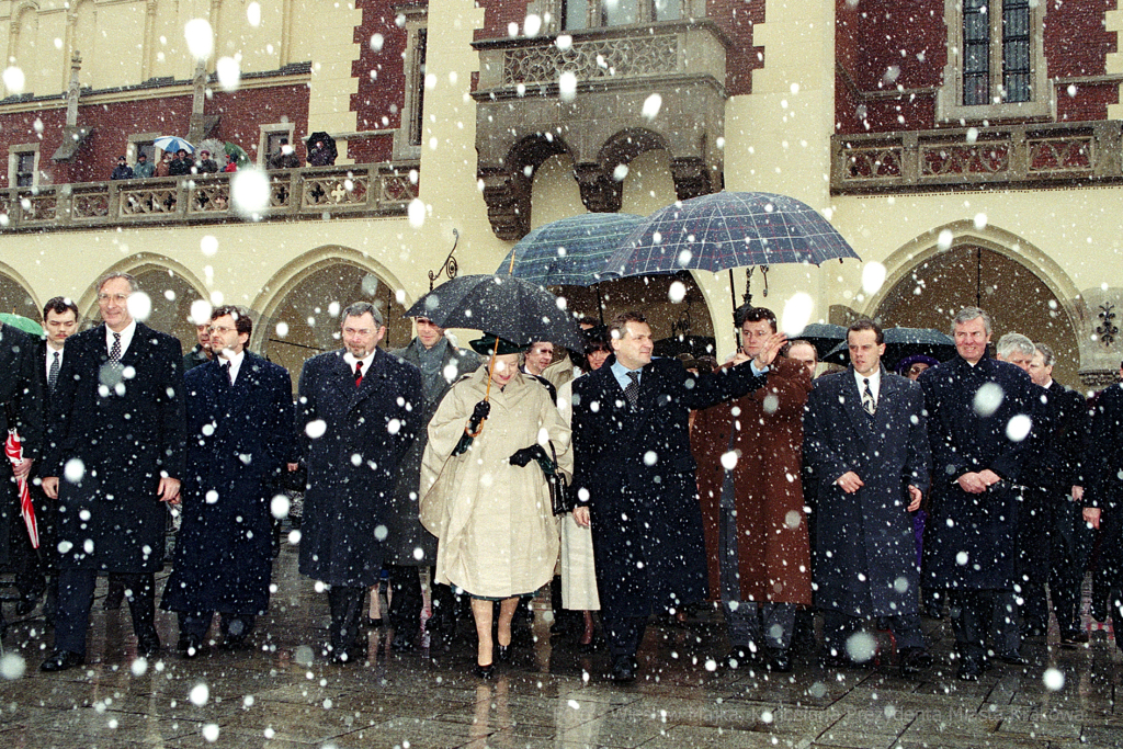 13_elizabeth.jpg-wizyta, królowa, Elżbieta II, Kraków  Autor: W. Majka