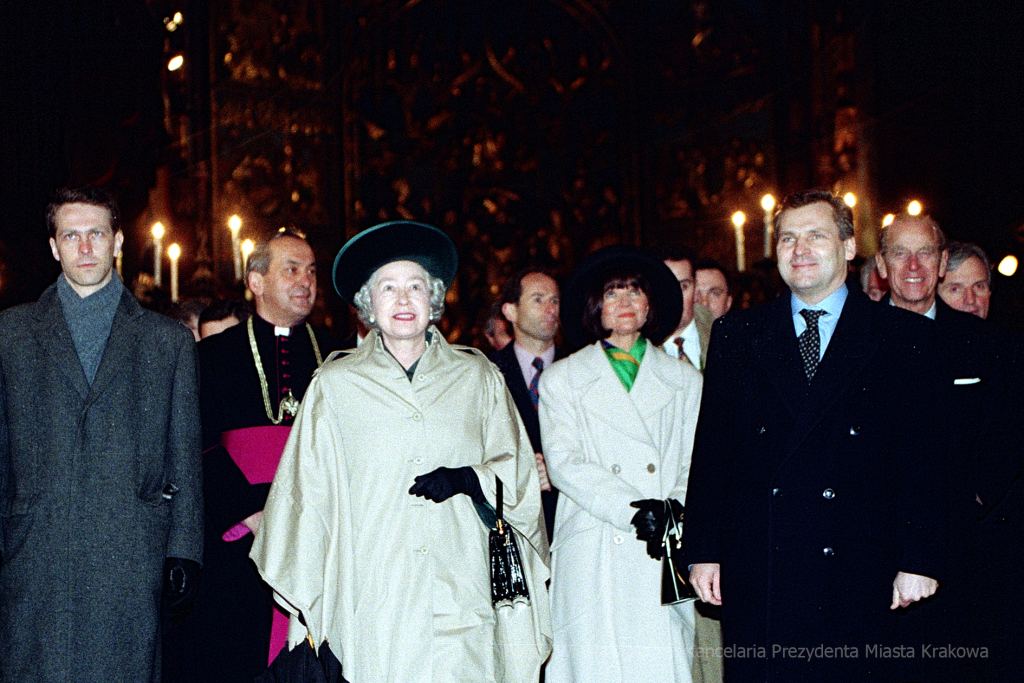 19_elizabeth.jpg-wizyta, królowa, Elżbieta II, Kraków  Autor: W. Majka