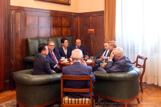 umk_5216.jpg-spotkanie, Majchrowski, firma, POSCO, Korea, rozmowy, UMK, 2022