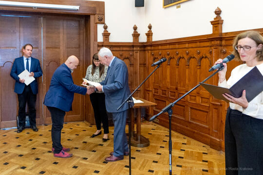 UMK, Majchrowski, Rada Działalności Pożytku Publicznego, inauguracja, V kadencja, wręczenie, pod