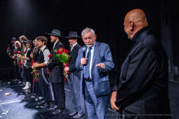KTO, teatr, Majchrowski, Zoń, Jubileusz, Arcadia, 45, lat, istnienia, trąbka, spektakl, Różewicz