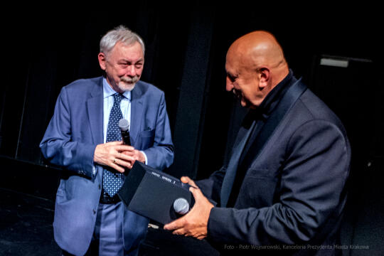 KTO, teatr, Majchrowski, Zoń, Jubileusz, Arcadia, 45, lat, istnienia, trąbka, spektakl, Różewicz