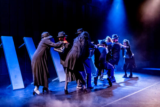 KTO, teatr, Majchrowski, Zoń, Jubileusz, Arcadia, 45, lat, istnienia, trąbka, spektakl, Różewicz