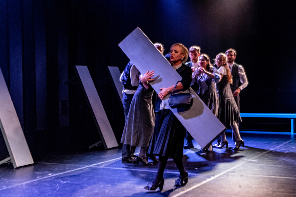 KTO, teatr, Majchrowski, Zoń, Jubileusz, Arcadia, 45, lat, istnienia, trąbka, spektakl, Różewicz  Autor: P. Wojnarowski