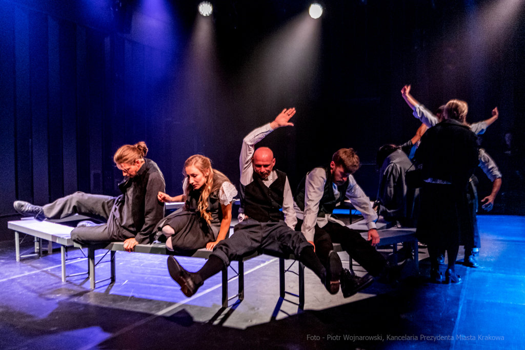 KTO, teatr, Majchrowski, Zoń, Jubileusz, Arcadia, 45, lat, istnienia, trąbka, spektakl, Różewicz  Autor: P. Wojnarowski