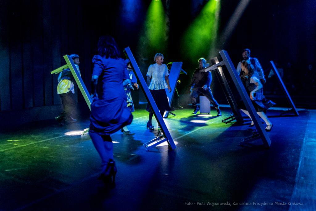 KTO, teatr, Majchrowski, Zoń, Jubileusz, Arcadia, 45, lat, istnienia, trąbka, spektakl, Różewicz  Autor: P. Wojnarowski