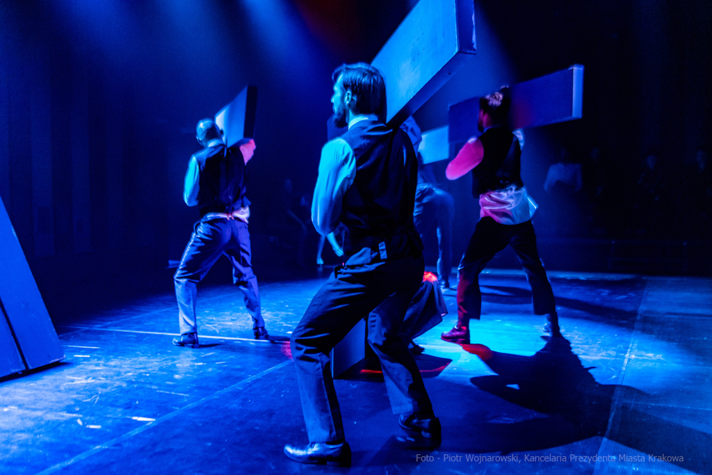 KTO, teatr, Majchrowski, Zoń, Jubileusz, Arcadia, 45, lat, istnienia, trąbka, spektakl, Różewicz  Autor: P. Wojnarowski