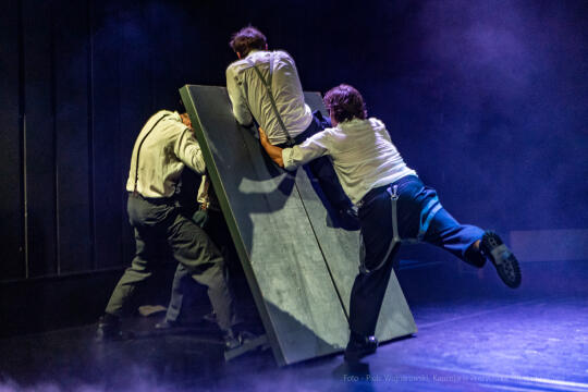 KTO, teatr, Majchrowski, Zoń, Jubileusz, Arcadia, 45, lat, istnienia, trąbka, spektakl, Różewicz