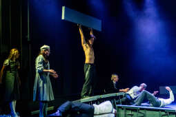 KTO, teatr, Majchrowski, Zoń, Jubileusz, Arcadia, 45, lat, istnienia, trąbka, spektakl, Różewicz