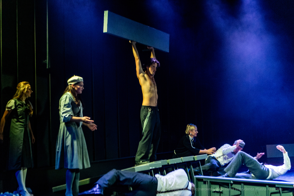 KTO, teatr, Majchrowski, Zoń, Jubileusz, Arcadia, 45, lat, istnienia, trąbka, spektakl, Różewicz  Autor: P. Wojnarowski