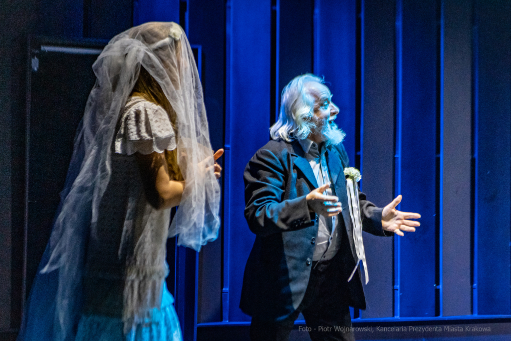 KTO, teatr, Majchrowski, Zoń, Jubileusz, Arcadia, 45, lat, istnienia, trąbka, spektakl, Różewicz  Autor: P. Wojnarowski